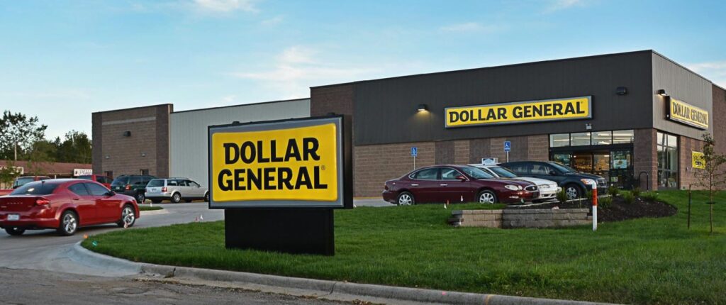 Dollar General Location in the southern US